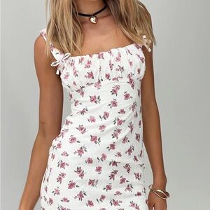 Princess Polly White Cream Sundress Sleeveless Mini